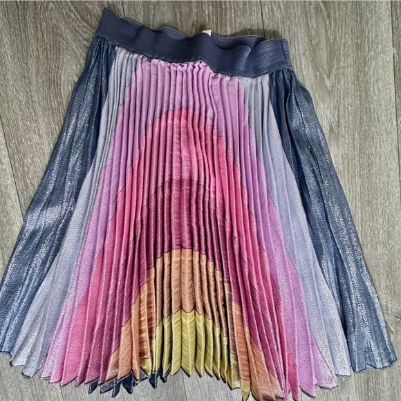 Cotton‎ On Blue rainbow 🌈 skirt - Picture 1 of 4